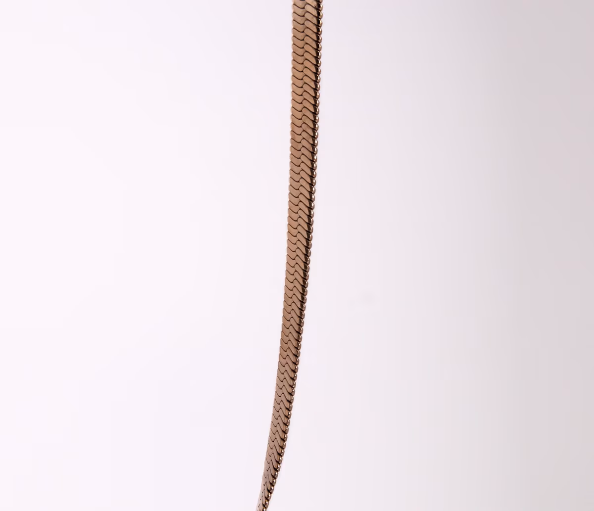 Cadena Serpiente Rosa 6mm × 65cm